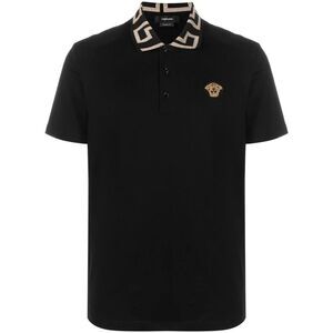 Versace Black Polo Shirts Men
